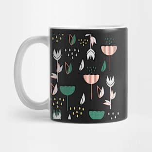 Flowers and raindrops Mug